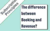 The difference between Booking and Revenue?
