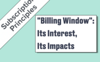 "Billing Window": Its Interest, Its Impacts