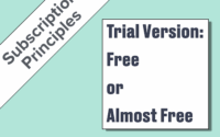 Trial Version: Free or Almost Free